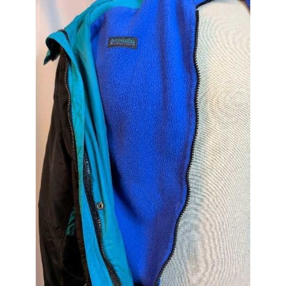 Columbia Interchange 3-in-1 Ski Jacket Bugaboo Fleece Mens L Colorblock Vintage - Picture 9 of 16